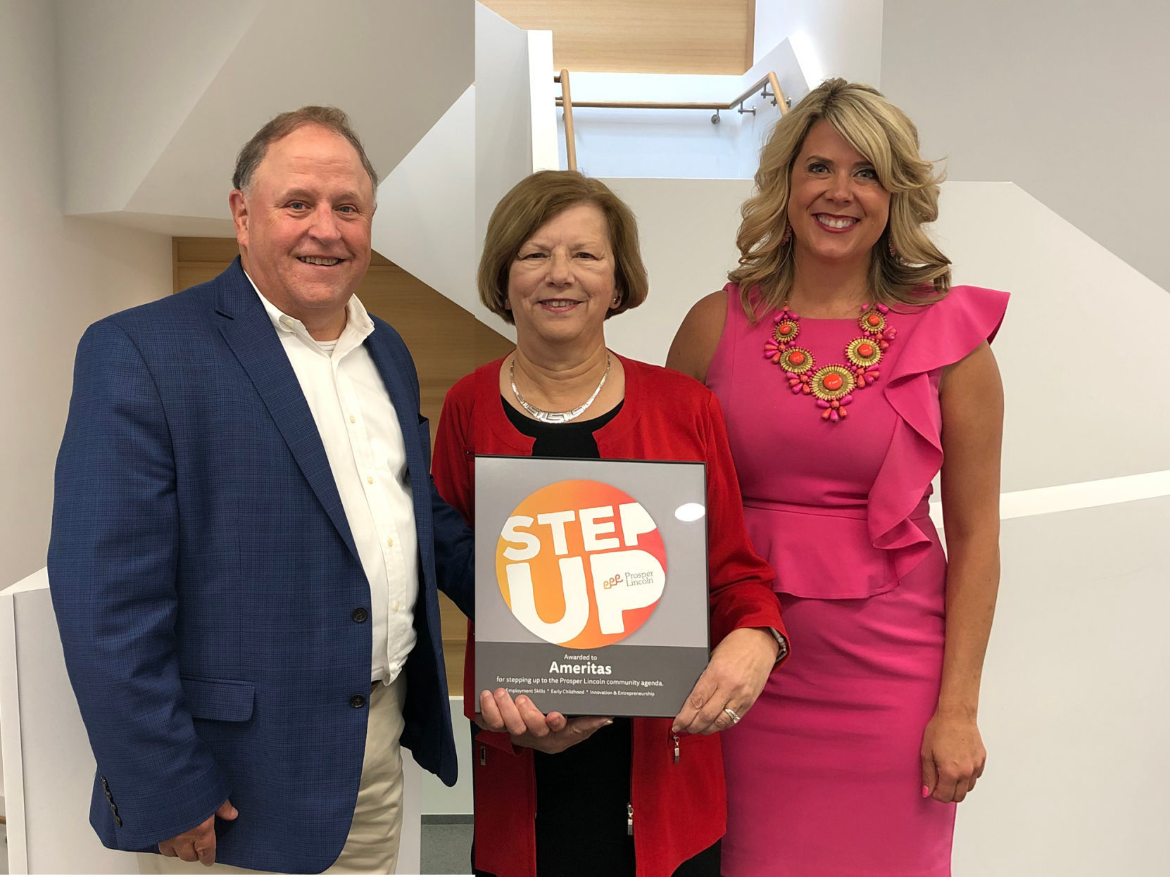 Ameritas honored with Prosper Lincoln Step Up Award